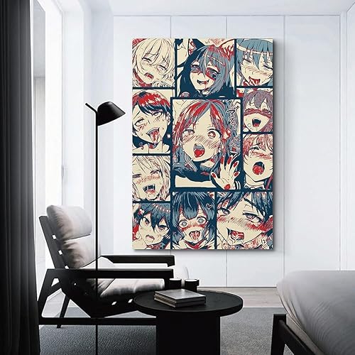 Sally Face Anime Fanart Poster 30x45cm - Leinwand Wandkunst