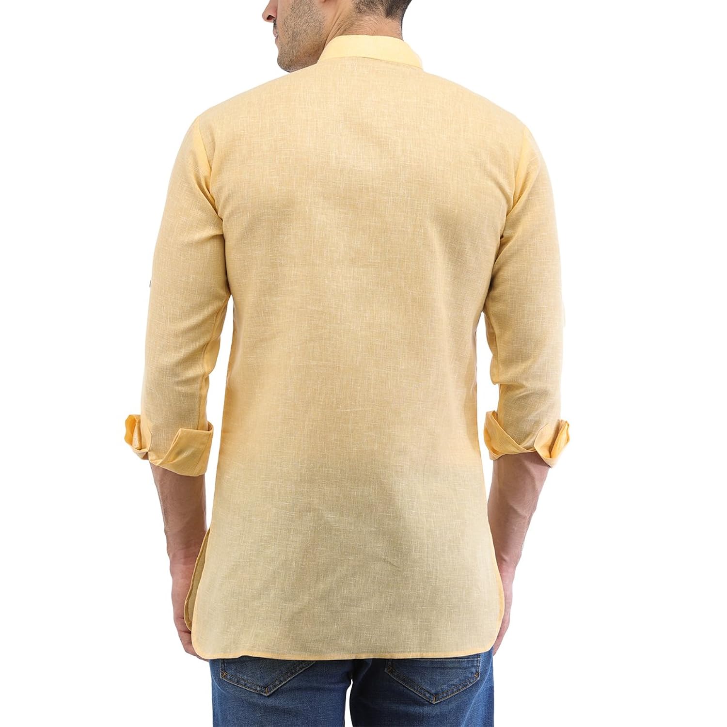 trendy trotters men's cotton short kurta
