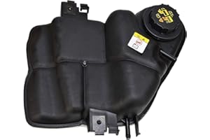AA IGNITION Coolant Reservoir Tank with Degas Bottle Cap - Overflow Recovery Bottle Fits Ford F250, F350 Super Duty, Excursion 6.0L Powerstroke,6.8L,5.4L-6C3Z-8A080-B,3C3Z8A080AE,603-217-Antifreeze Expansion Tank