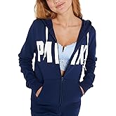 Victoria's Secret Women's PINK Logo Full Zip-up Sweatshirt (XS-XXL)