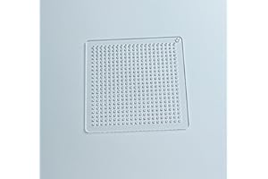 MEYA Acrylic Sashiko Stencil,Sashiko Embroidery Pattern,Quilt Stitch Mold,Small Needle Embroidery for Manual DIY Tool Template (Dots 0.5cm)