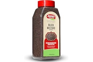 James Spices Inc. Black Mustard (Black Mustard Small Whole 25 Ounce)