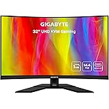 GIGABYTE M32UC 32" 144Hz (160Hz OC) 4K UHD Curved Gaming Monitor, SS VA, 3840x2160 Display, 1ms Response Time (MPRT), 1x Disp