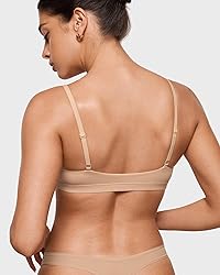 INLYRIC Women's Inbarely Triangle Bralette Plunge