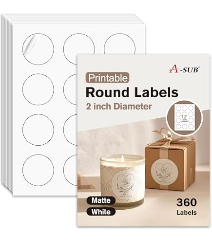 Amazon.com: A-One 28388 Laser Label Stickers, A4, 44 Labels, 20