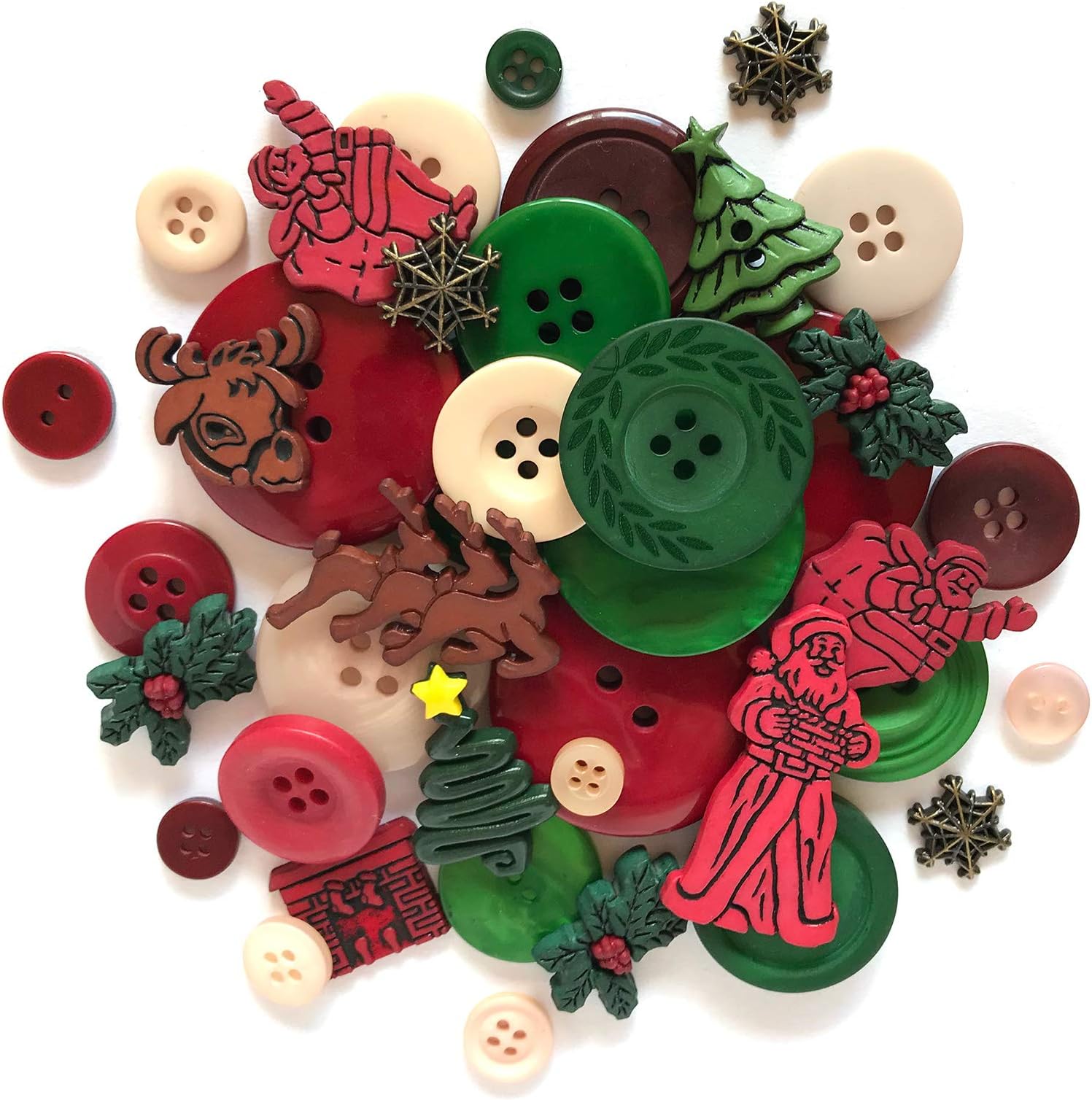Buttons Galore Grab Bag Noel Button