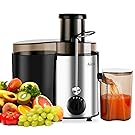 Aicok Juicer Juice Extractor BPA Free Premium Food Grade Stainless Steel Dual Speed Setting Juicer Machine, 400W