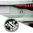 3D Metal Car Badges Emblems, Just Send It Car Emblem, 4 x 4 Metal Automotive Badge, Round Emblem Decals, Car Exterior Emblems Badge Compatible with Jeep Wrangler Vehicles Trucks SUV