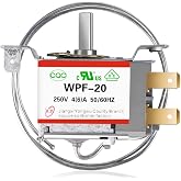 Mini Fridge Thermostat, Universal WPF-20 Freezer Thermostat Controller 2pin / Compatible with wpf16 and wpf18【Can Provide Installation Tutorial】