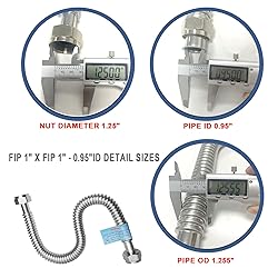 Plus Hot Water Heater Hose with