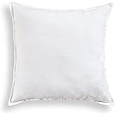 Solino Home Decorative Linen White Pillow Cover 20 x 20 Inch - 100% European Flax Throw Pillow Case with Invisible Zipper - Santa Barbara, Accent Cushion Cover for Couch, Sofa, Bed, Chair