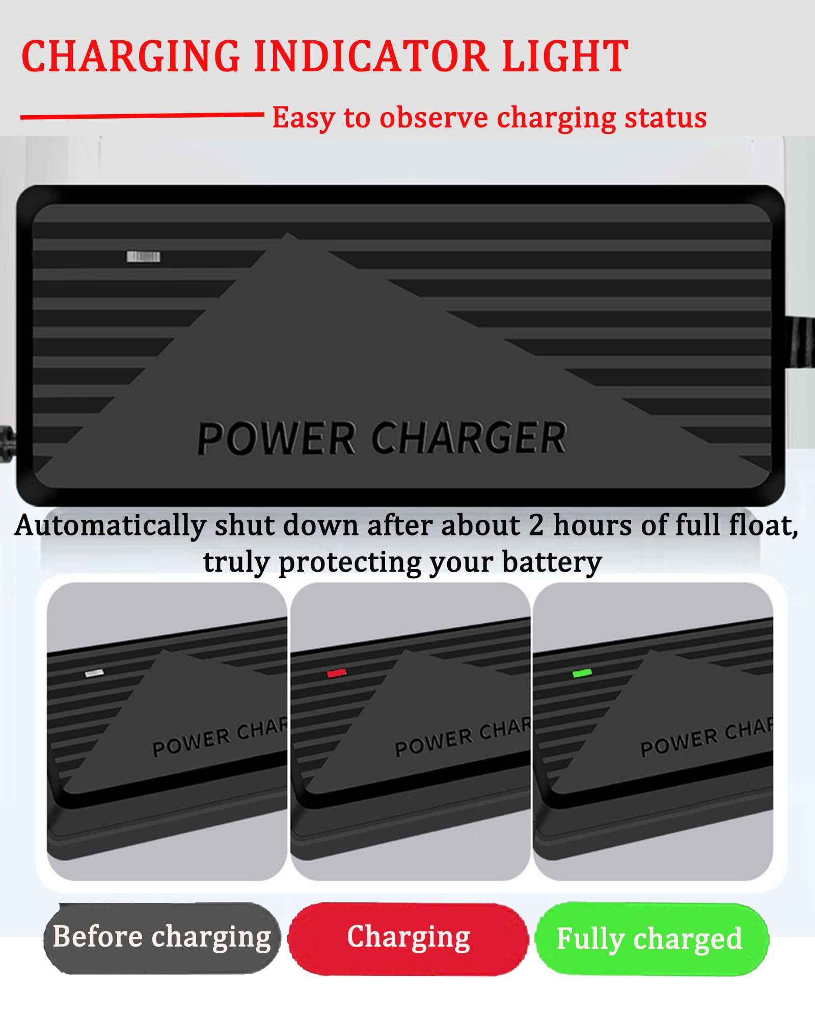 42V 2A Electric Scooter Fast Charger(4 Plugs) for Jetson, Razor, Swagtron, Bird, Gotrax, Segway for 36V Pocket Mod, Lithium Battery Universal Replacement Charger