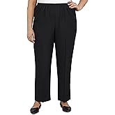 Alfred Dunner Womens Plus Size Poly Proportioned Medium Pant