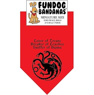 direwolf in training dog bandana