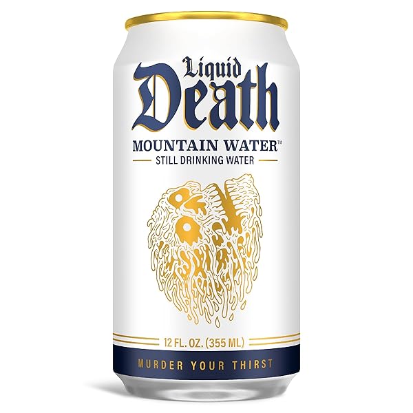 LIQUID DEATH MOUNTAIN STILL WATER, 12 FZ