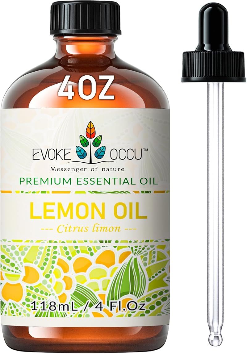 EVOKE OCCU Lemon Essential Oil 118ml Pure Diffuser Aromatherapy