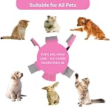 FurCare Flea Comb 7 Pieces Set Pink Stainless Steel Grooming Kit for Cats Dogs view 5