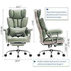Efomao Big and Tall Office Chair 400lbs - Executive