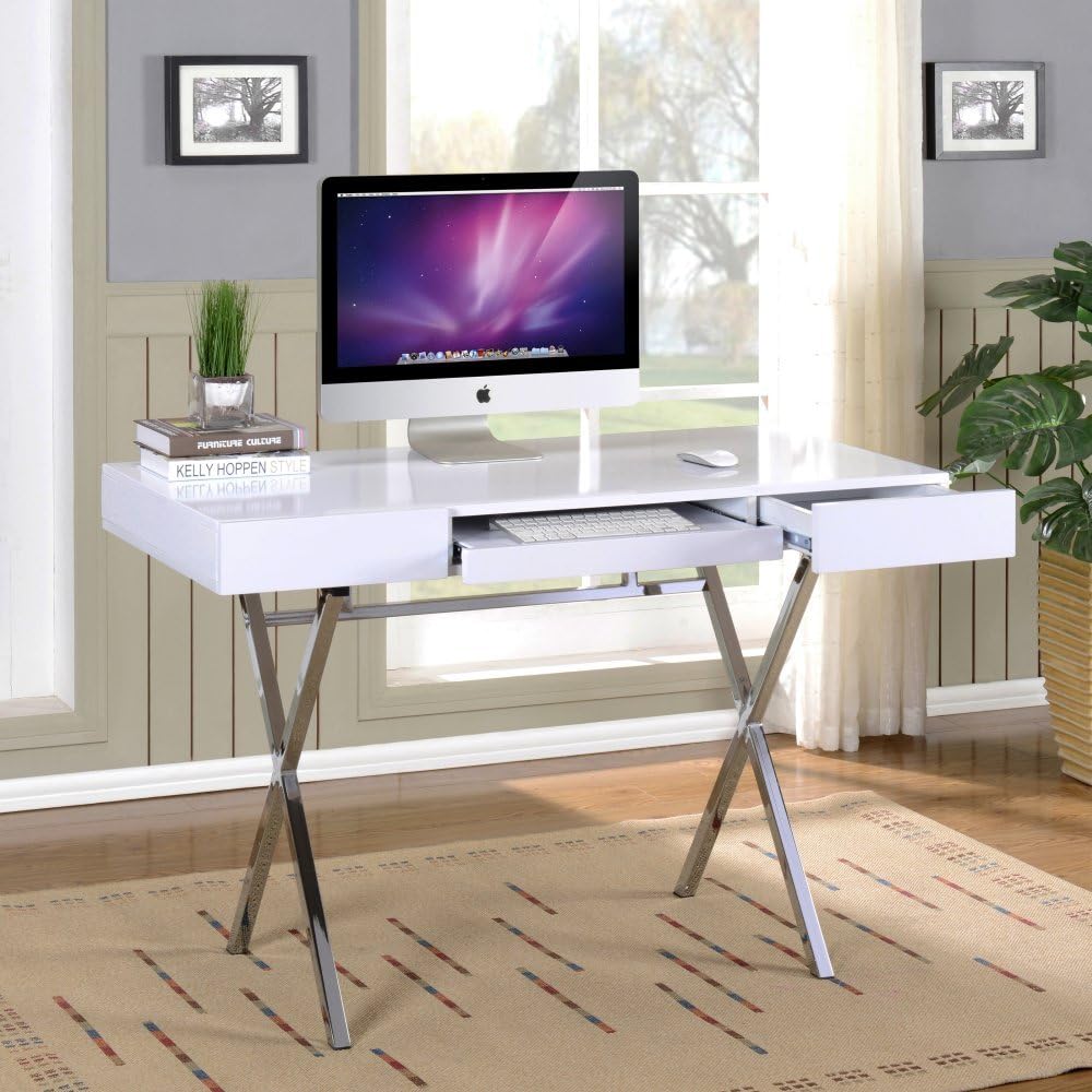K and B Furniture Co IncComputer X Desk.