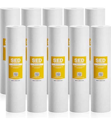 Golden Icepure Sediment-Wasserfilter 5 Mikron, 11,4 X 50,8 Cm – 2er Pack Für Ganze Hauswasserfilter