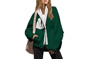 Nirovien Womens Fuzzy Fleece Jacket Colorblock Sherpa Jackets Shawl Winter Coats with Pockets Warm Outwear
