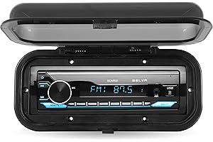 Belva 1 Black Marine Radio Cover/Radio Splash Guard