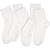 SERISIMPLE Women Thin Viscose Bamboo Socks Crew Lightweight Above Ankle Casual Dress Sock For Ladies Bootie Trouser 5 Pairs