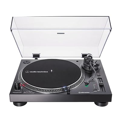 Audio-Technica AT-LP120XUSB-BK Direct-Drive Turntable (Analog & USB), Fully Manual, Hi-Fi, 3 Speed, Convert Vinyl to Digital, Anti-Skate and Variable Pitch Control, Black