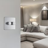 BG Electrical Intelligent Double Wall Dimmer Switch 2 Way Brushed Steel 200W view 7