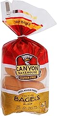 Canyon Bakehouse, Plain Bagels, 14 oz (frozen)
