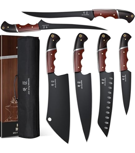 Amazon.com: FULLHI Chef/Butcher Fish Knife Set, High Carbon Steel
