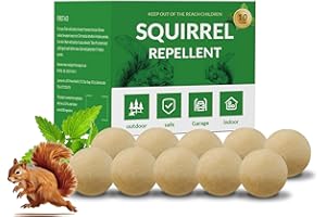 Chipmunk Repellent，Squirrel Chipmunk Repellent Outdoor, Squirrels Deterrent for Attic, Mint Squirrel Deterrent, Natural Squir