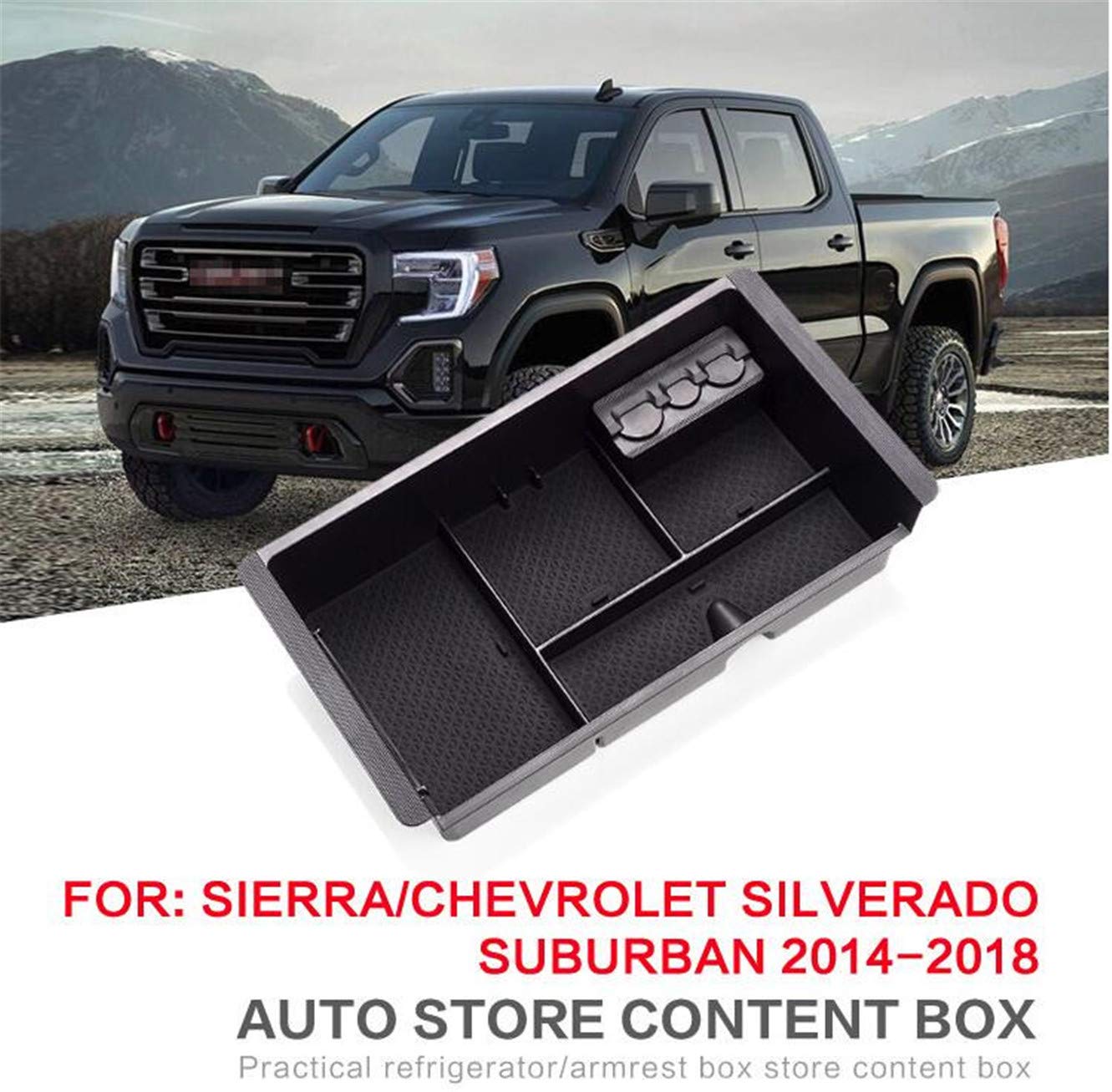 Amazon Com For 07 14 Gm Trucks Center Front Floor Console