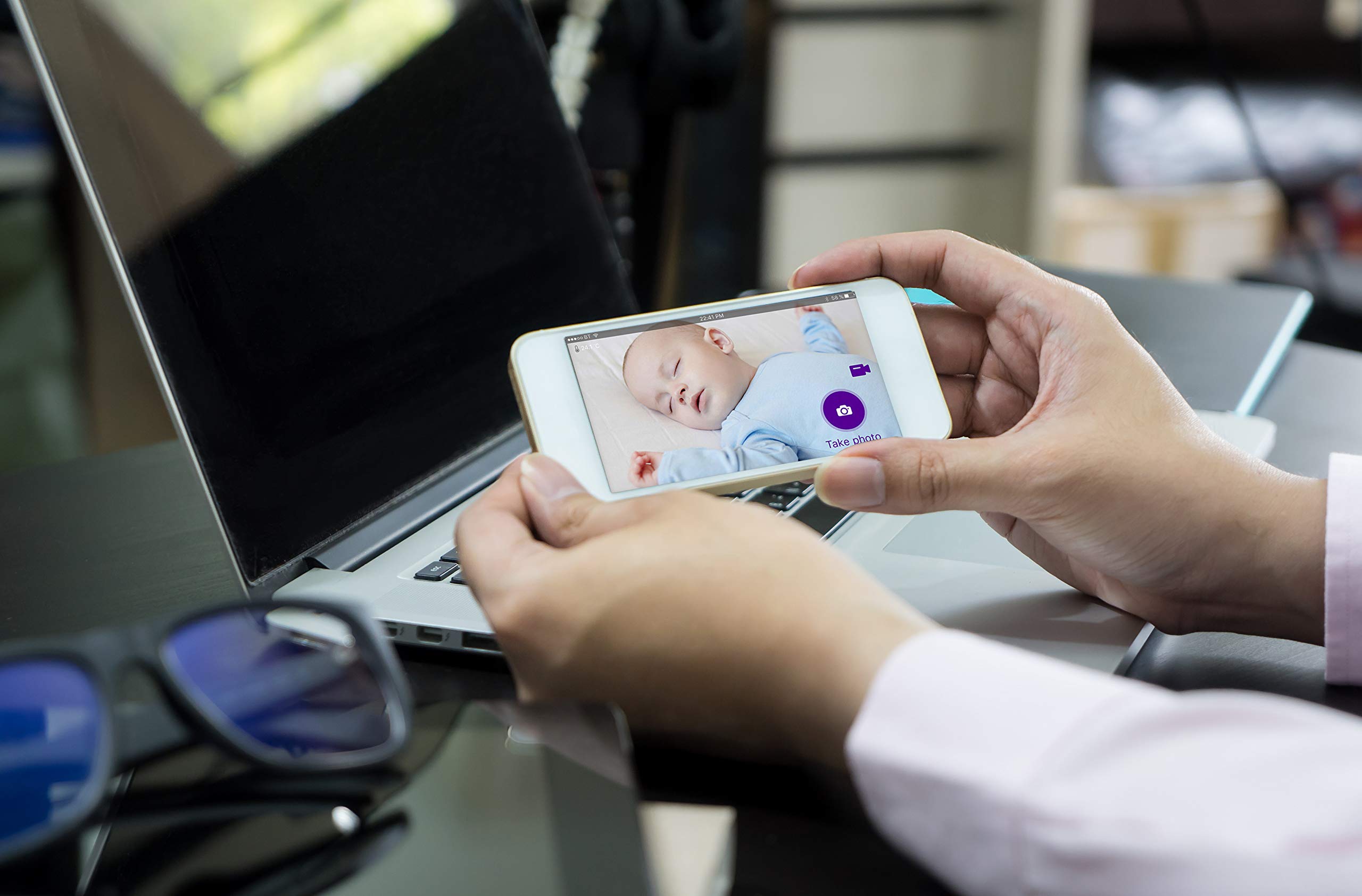 bt smart video baby monitor 5 inch