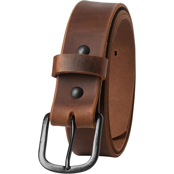 Main Street Forge Made in USA - Full Grain Leather Belt For Men | The Icon  | 1 1/4" Men's Leather Belt at Amazon Men's Clothing store