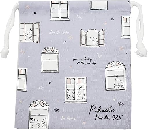 Amazon Co Jp ポケモン 巾着袋 マチ付き きんちゃく コップ袋 ピカチュウ Window ポケットモンスター おもちゃ