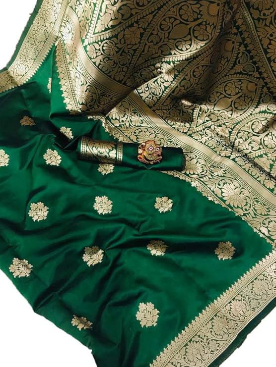 Women's Latest Woven Banarasi Silk Saree - Art Silk Sarees for Women