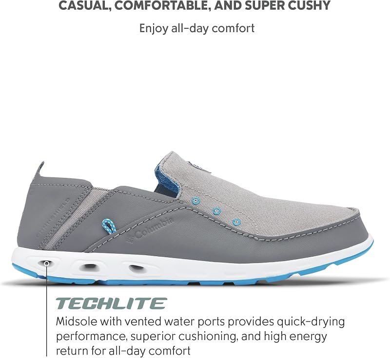 Herren Bahama Vent PFG Bootsschuh Ti Titanium Pool Old, 42 EU
