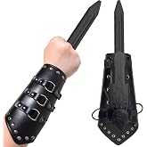 Sleevesword Hidden Blade Compatible Assassin's Creed Hidden blade1:1replica | Hidden Blade Toy, Hidden Blade Cosplay Prop, 3D Printed Plastic Model, Retractable Arm Hidden Blade with Bearing Mechanism