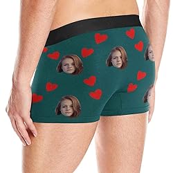 Custom Personalized Photo Printed Face Boxer, I