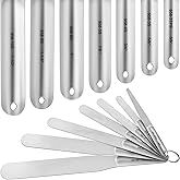 Saillong 7PCS Caulking Spatula Tool Set, Professional Stainless Steel Caulk Finishing Tools, Multifunctional Streamline Caulk Spatula, From 3/8” To 1-1/2”, For Bathtub, Shower, Tile, Countertop