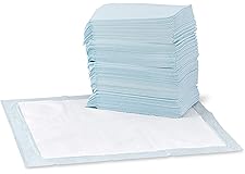 Amazon Basics Dog and Puppy Pads, Leak-proof 5-Layer Pee Pads with Quick-dry Surface for Potty Training