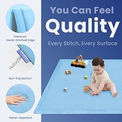 Baby Play Mat for Floor,1.3" Thick Memory foam