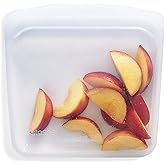 Stasher Platinum Silicone Food Grade Reusable Storage Bag, Clear (Sandwich) | Reduce Single-Use Plastic | Cook, Store, Sous V