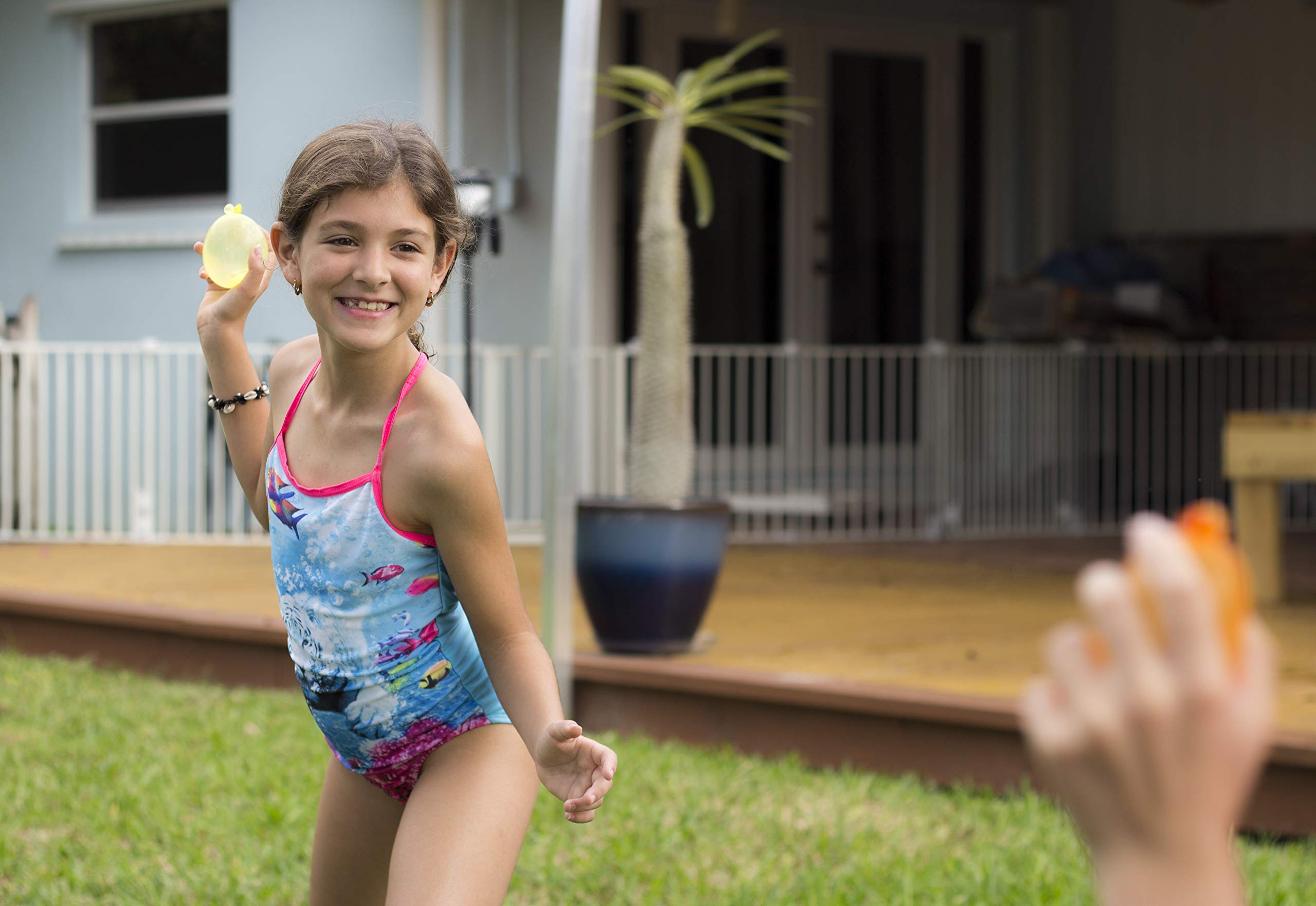 Water Sports Water Balloons Refill Kit 500 ct- Biodegradable Water Balloons with Water Balloon Hose Adapter for Quick Fill, Assorted, One Size