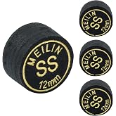 Coufce 4PCS 12mm Pool Cue Tips How Cue Tip Billiard Accessories Suitable for Pool Cues and Snooker