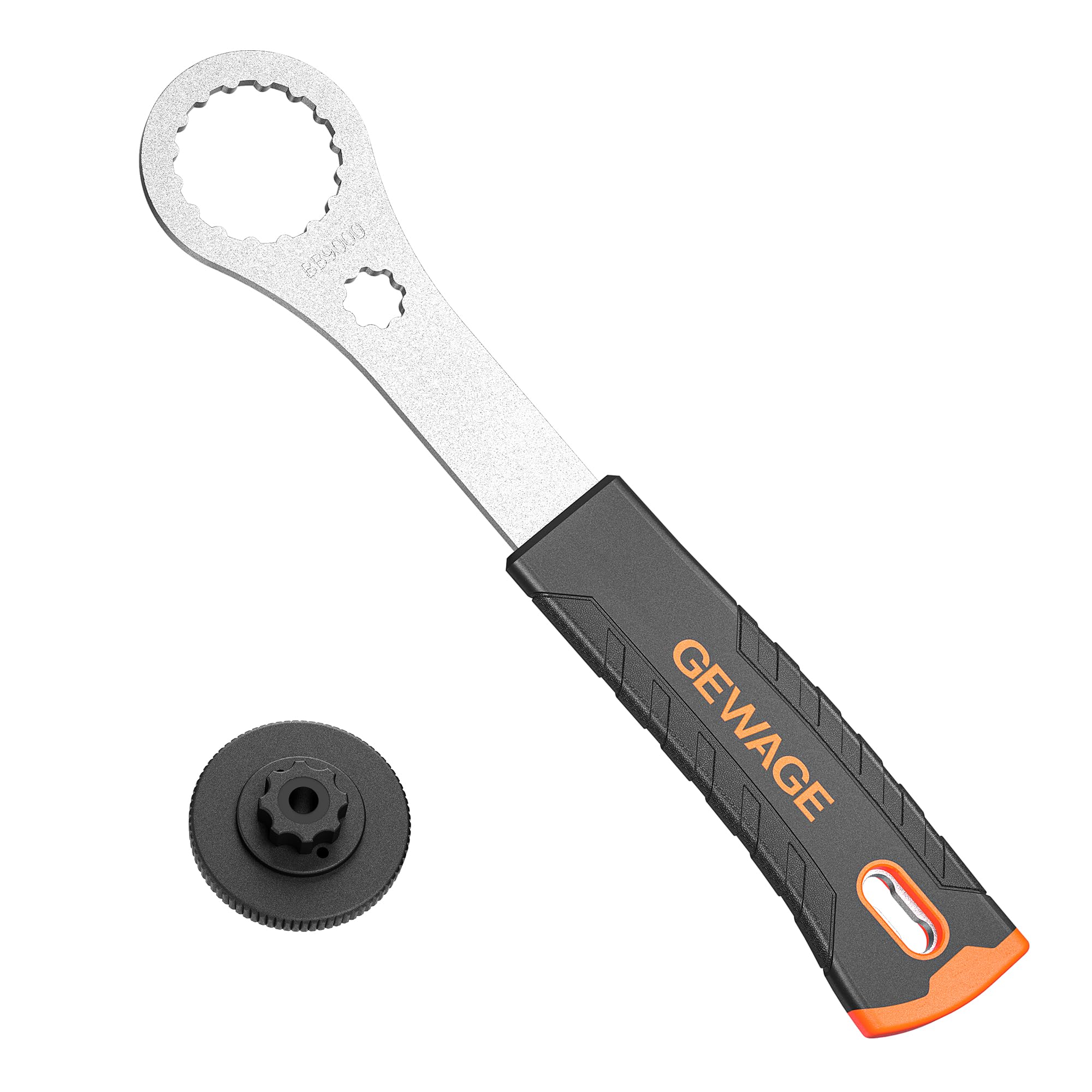 GEWAGE Bicycle Centre Lock Tool, Bicycle Bottom Bracket Key Compatible with Shimano Hollowtech II/BB9000, BBR60, M8000, Sram Dub, RaceFace, Cinch, Rotor BSA30, Hawk Racing, BB3086M (16 Notches*39mm)
