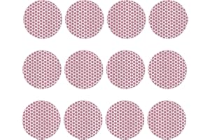 WINECRAFT 12 Count - 1" Round Adhesive Match Striker Paper Stickers | 1 inch Circle Replacement Stryker Stricker for Safety Matches | Peel & Stick Flint Lighter Dot Pad (12 Pack)