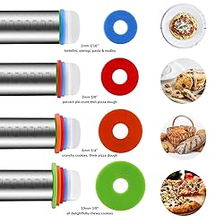 Rolling Pin and Pastry Baking Mat Set, Rolling Pins