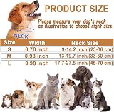 ATETEO Reflective Adjustable Dog Collar with Neoprene Padding 17.7-27.5 in view 3
